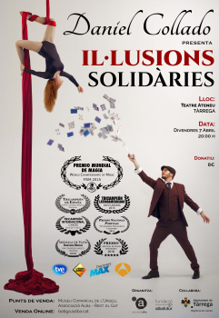 El mag Daniel Collado, premi mundial 2015, presenta "Il·lusions Solidàries" en benefici de l'Associació Alba